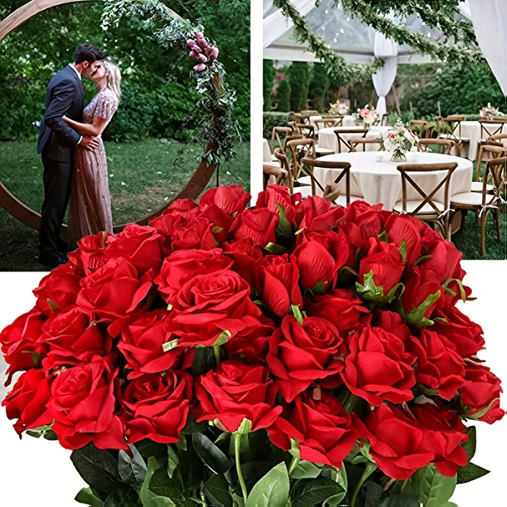 Elegant Artificial Rose Bouquet Set (12pcs) – Real Touch Roses for Timeless Decor & Special Events
Short & Catchy