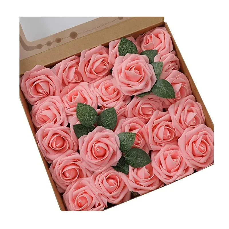 Foam Artificial Roses (15–100pcs) – Elegant Floral Decor for Weddings, Centerpieces & Special Events