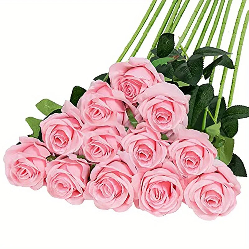 Elegant Artificial Rose Bouquet Set (12pcs) – Real Touch Roses for Timeless Decor & Special Events
Short & Catchy