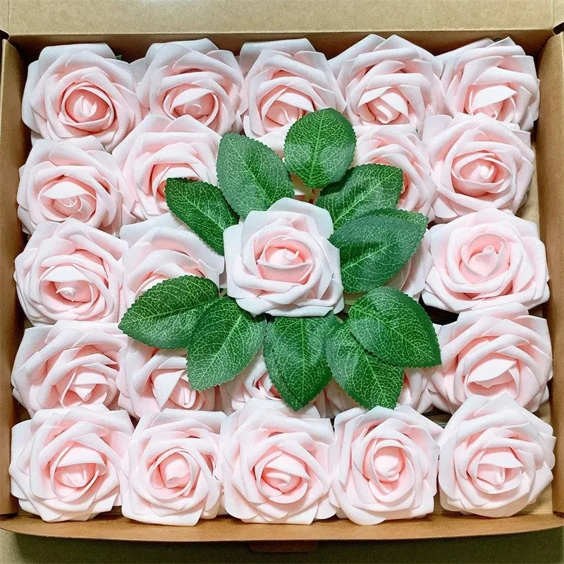 Foam Artificial Roses (15–100pcs) – Elegant Floral Decor for Weddings, Centerpieces & Special Events