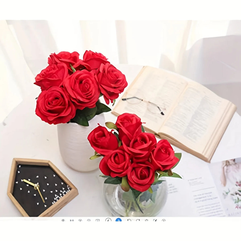 Elegant Artificial Rose Bouquet Set (12pcs) – Real Touch Roses for Timeless Decor & Special Events
Short & Catchy