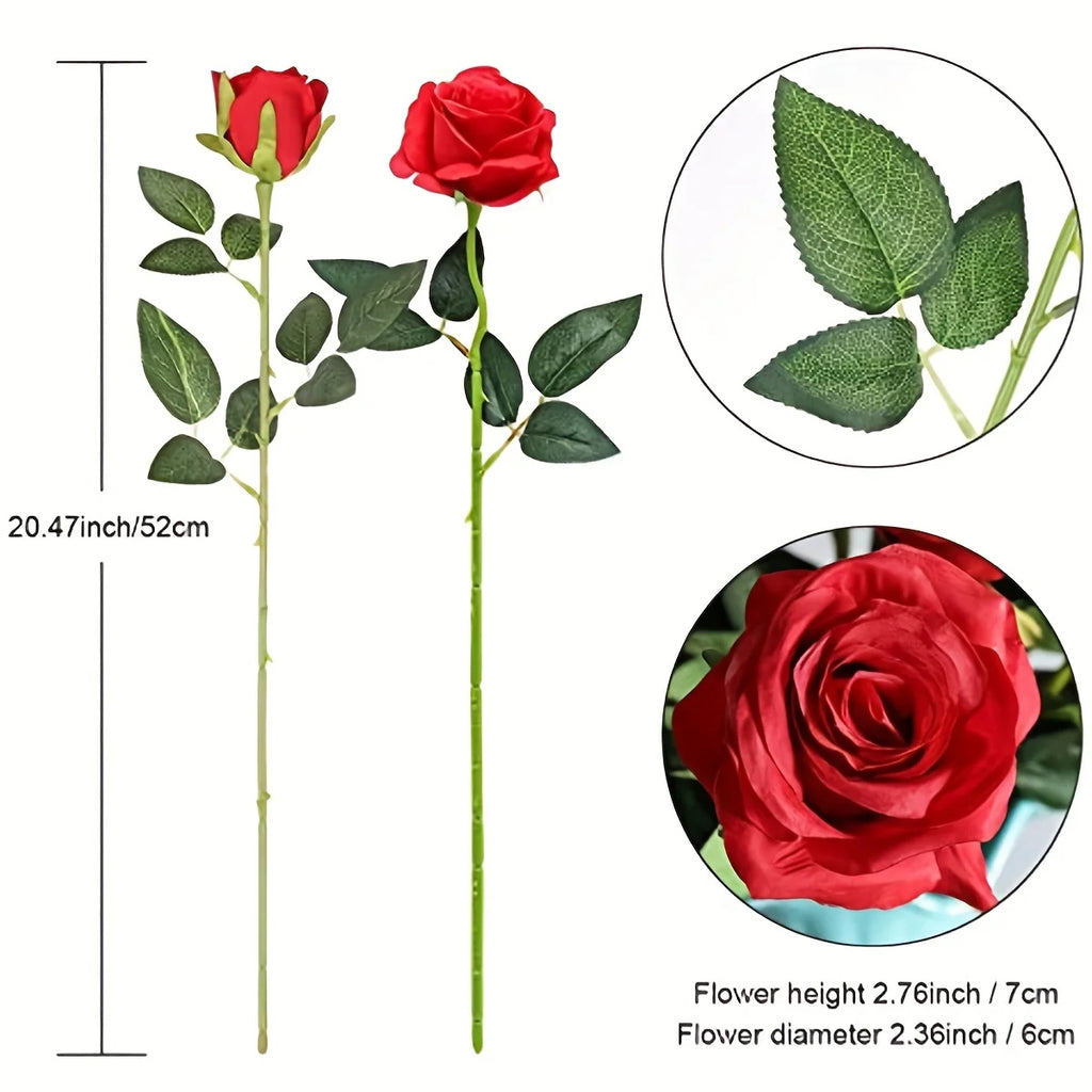 Elegant Artificial Rose Bouquet Set (12pcs) – Real Touch Roses for Timeless Decor & Special Events
Short & Catchy