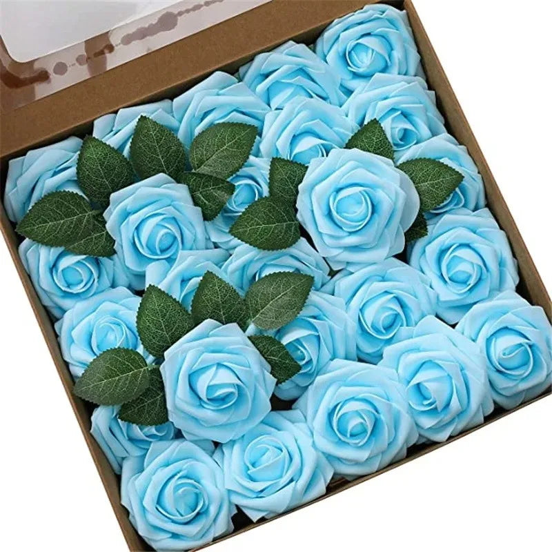 Foam Artificial Roses (15–100pcs) – Elegant Floral Decor for Weddings, Centerpieces & Special Events