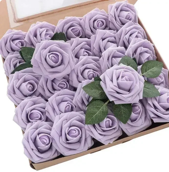 Foam Artificial Roses (15–100pcs) – Elegant Floral Decor for Weddings, Centerpieces & Special Events
