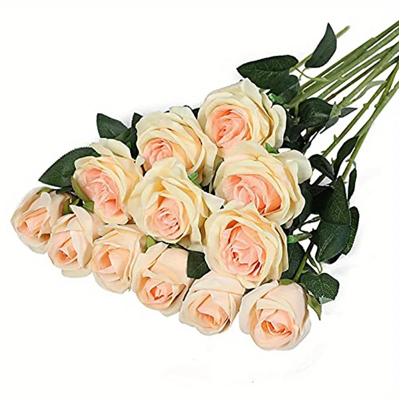 Elegant Artificial Rose Bouquet Set (12pcs) – Real Touch Roses for Timeless Decor & Special Events
Short & Catchy