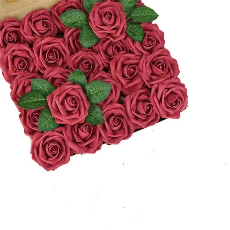 Foam Artificial Roses (15–100pcs) – Elegant Floral Decor for Weddings, Centerpieces & Special Events