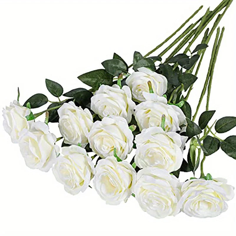 Elegant Artificial Rose Bouquet Set (12pcs) – Real Touch Roses for Timeless Decor & Special Events
Short & Catchy