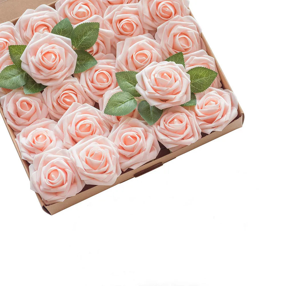 Foam Artificial Roses (15–100pcs) – Elegant Floral Decor for Weddings, Centerpieces & Special Events