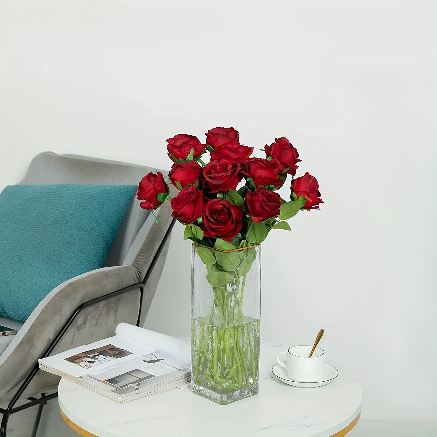 Elegant Artificial Rose Bouquet Set (12pcs) – Real Touch Roses for Timeless Decor & Special Events
Short & Catchy