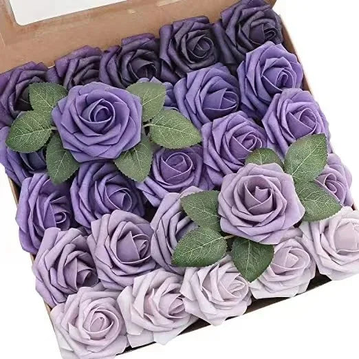 Foam Artificial Roses (15–100pcs) – Elegant Floral Decor for Weddings, Centerpieces & Special Events