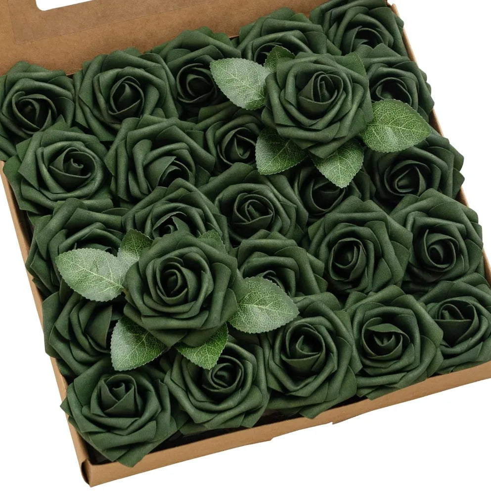 Foam Artificial Roses (15–100pcs) – Elegant Floral Decor for Weddings, Centerpieces & Special Events