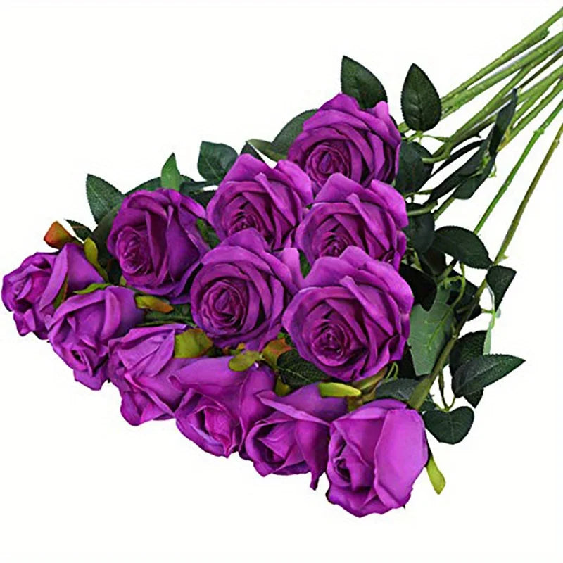 Elegant Artificial Rose Bouquet Set (12pcs) – Real Touch Roses for Timeless Decor & Special Events
Short & Catchy