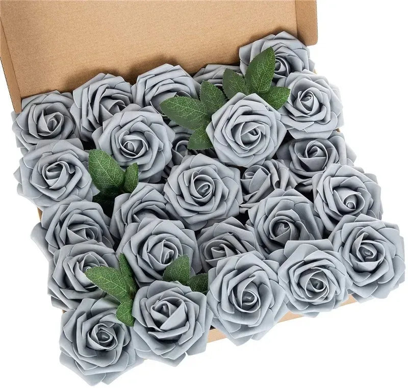 Foam Artificial Roses (15–100pcs) – Elegant Floral Decor for Weddings, Centerpieces & Special Events