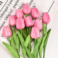 Real Touch Artificial Tulip Bouquet (3–20pcs) – Elegant Faux Flowers for Home & Wedding Decor